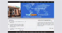 Desktop Screenshot of legalsphere.in